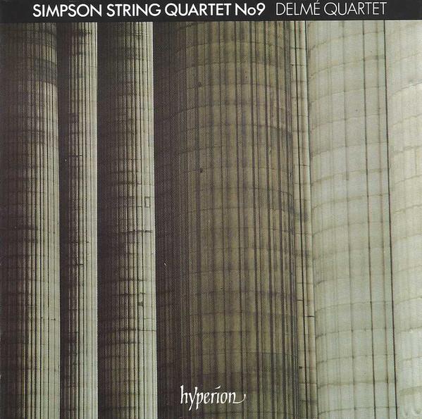 

CD DELMÉ QT; ROBERT SIMPSON - Quartet 9 CDA66127 Hyperion UK Classical Used