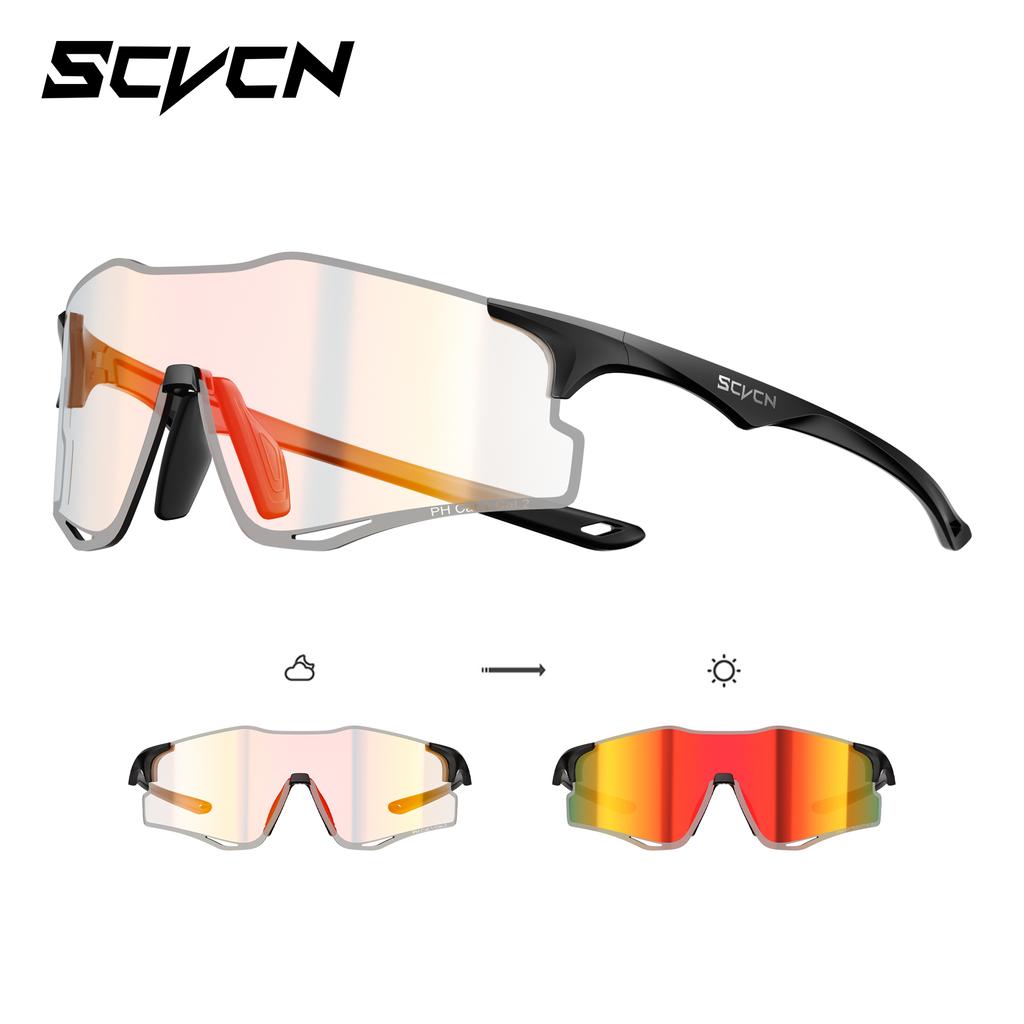 SCVCN Cycling Sunglasses for Men Fashion Cycl UV400 Eyewear Sports MTB Outdoor Goggles Bicycle UV400 Women Glasses Sunglasses