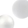 2 White Foam Balls, Art Projects, Ball Decoration, Kids Craft Balls for Flower Arrangements,