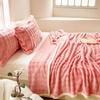Winter Thickened Double-sided Plush Blanket Bedroom Cover Blanket Premium Rabbit Plush Bedding Nap Blanket Sofa Towel