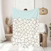 Interessante Cartone Animato M Molang G Coperta Morbida Coperta Plaid per Casa Camera da Letto Letto Divano Picnic Viaggio Ufficio Coperta Copri Riposo Regalo