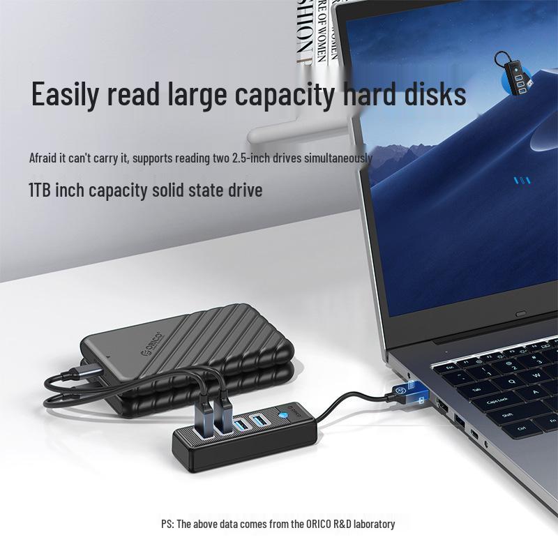 ORICO 4-Port USB 3.0 Hub with 5Gbps Type-C Expansion