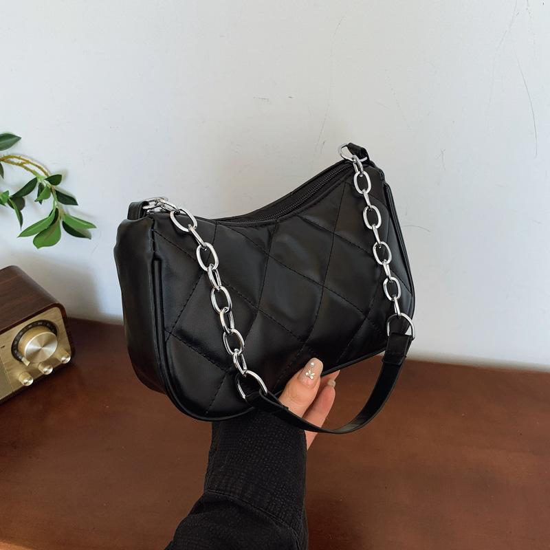 Premium texture lightweight casual chain shoulder armpit bag summer popular handbag portable women's bag