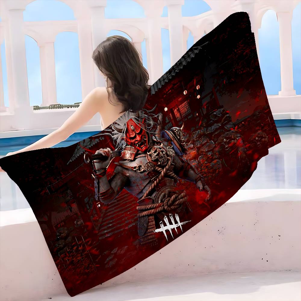 Dead by D-Daylight Microfiber Printed Beach Towel Mountain Climbing Yoga Beach Swimming Running Absorbent Soft Towel