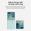 Samsung Galaxy Z Flip7 Silicone Cover with Ring For Galaxy Z Flip7 Z Flip 7 Stylish Silicone Cover Full Protective Phone Case