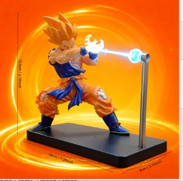 

Ball Dragon Son Goku Night Light Anime Touch Kamehameha Magnetic Night Light Creative Desk Decoration Cool Model Doll Boys Gifts