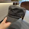 Women's Vintage Flat-Top Octagonal Riding Cap