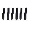 6 PCS Fence Post Repair Kit H Shaped Cold Rolled Steel Wooden Fence Post Repair for Repairing