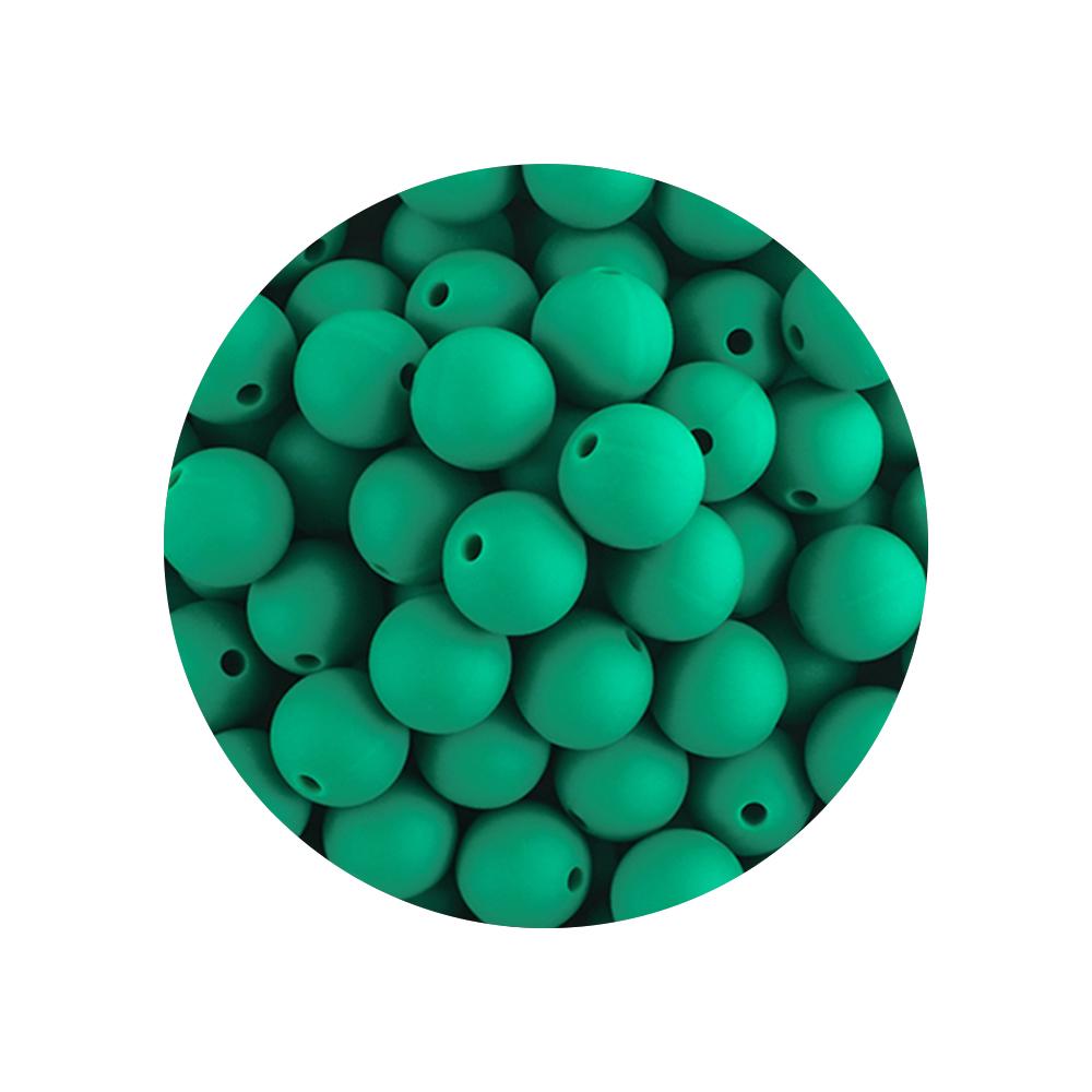 Kovict 9MM 40-80Pcs Round Silicone Bead 9MM Food Grade For Jewelry Making DIY Bracelet Pacifier Chain Accessories