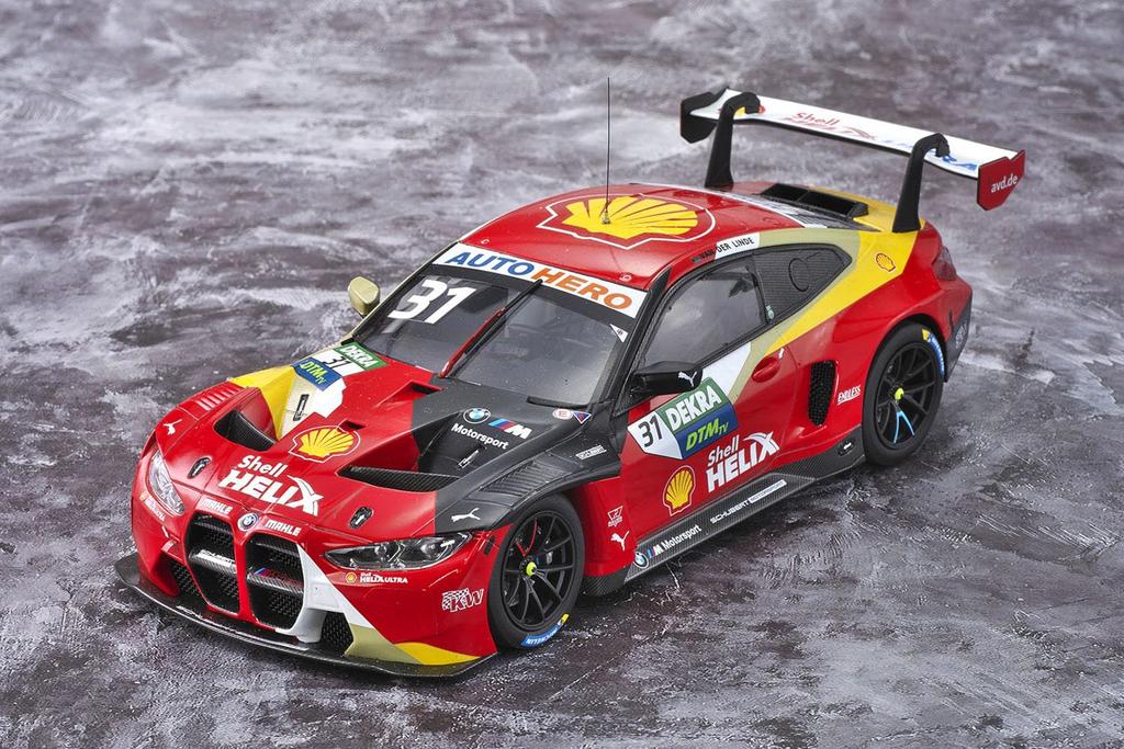 Platz/NuNu 1/24 Racing Series BMW M4 GT3 2022 DTM Champion Plastic Model Car PN24045 (Car)