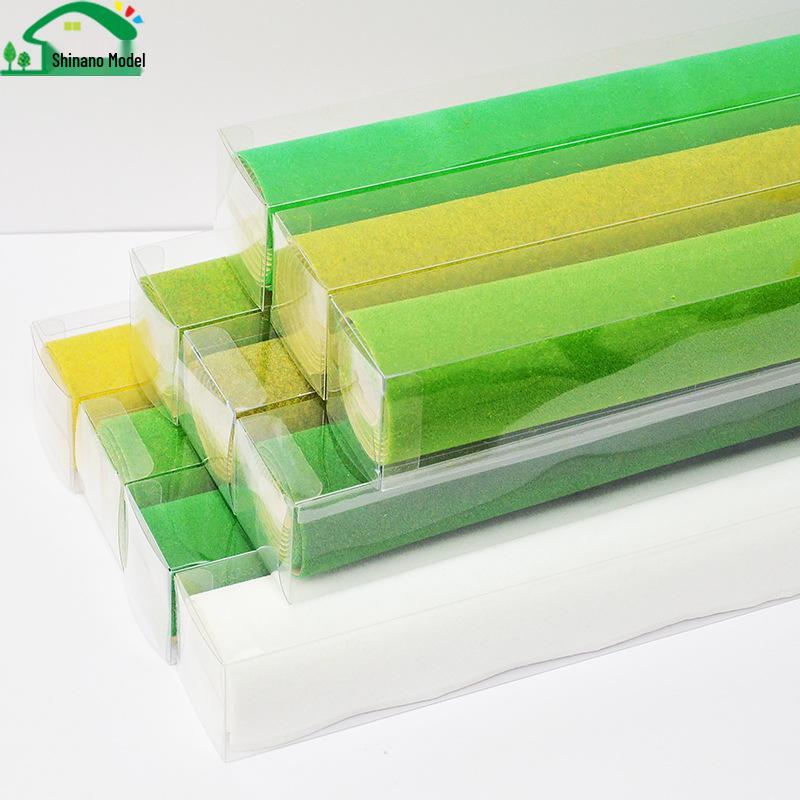 Model Turf Flocked Nylon Lawn: Simulation Grass for Miniature Landscape & Train Scenery