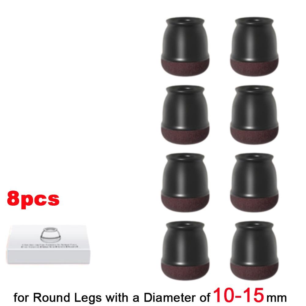 8PCS Thickened Leg Pad Upgraded Felt Table Foot Protective Cover Chair Leg Cover  Table Protection