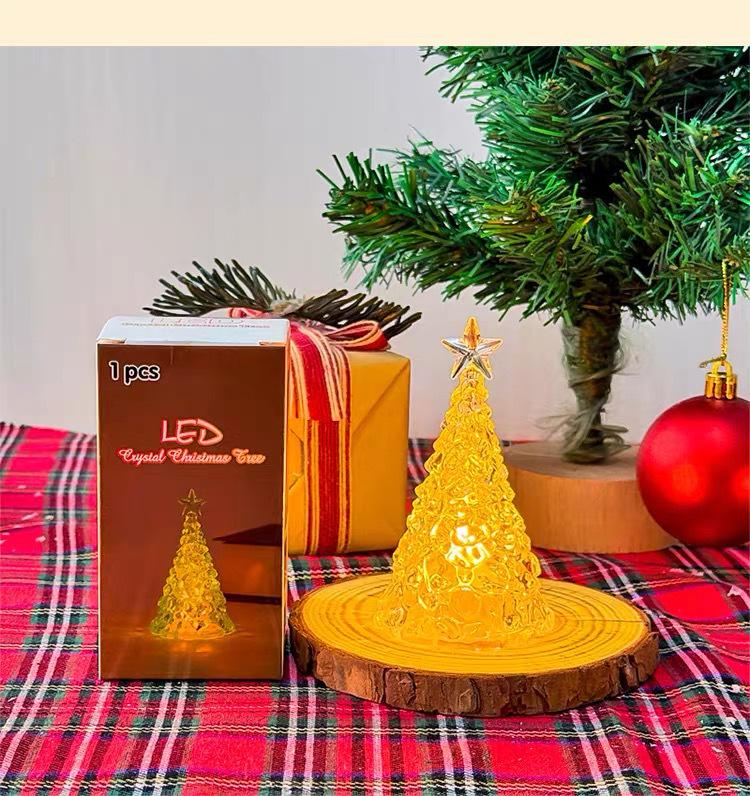 Christmas Starry Night Light Ornament for Holiday Decor and Gifts