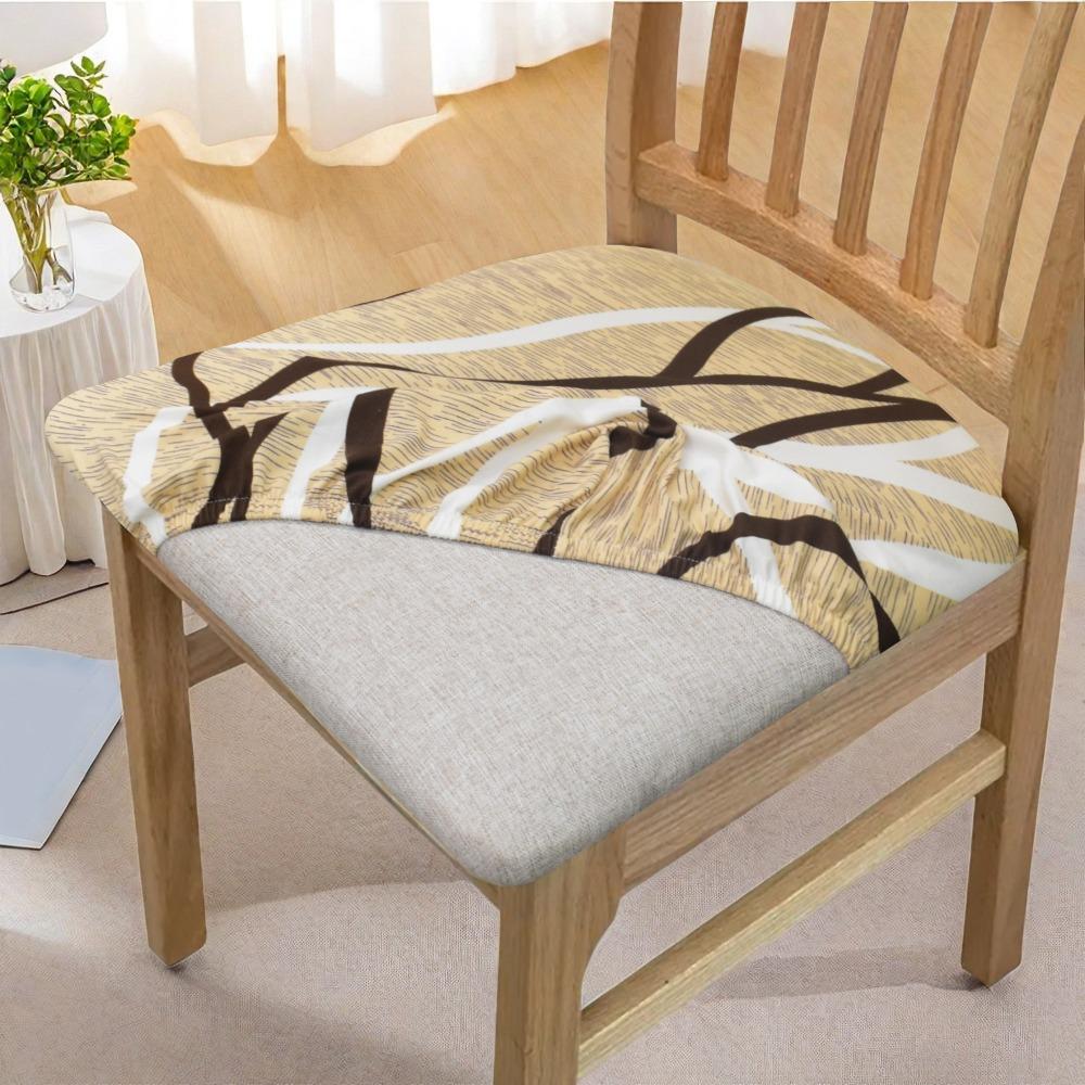 Gram Weight 160gsm Restaurant Stretch Chair Cover Removable Washable Dustproof Chair Surface Seat Protector