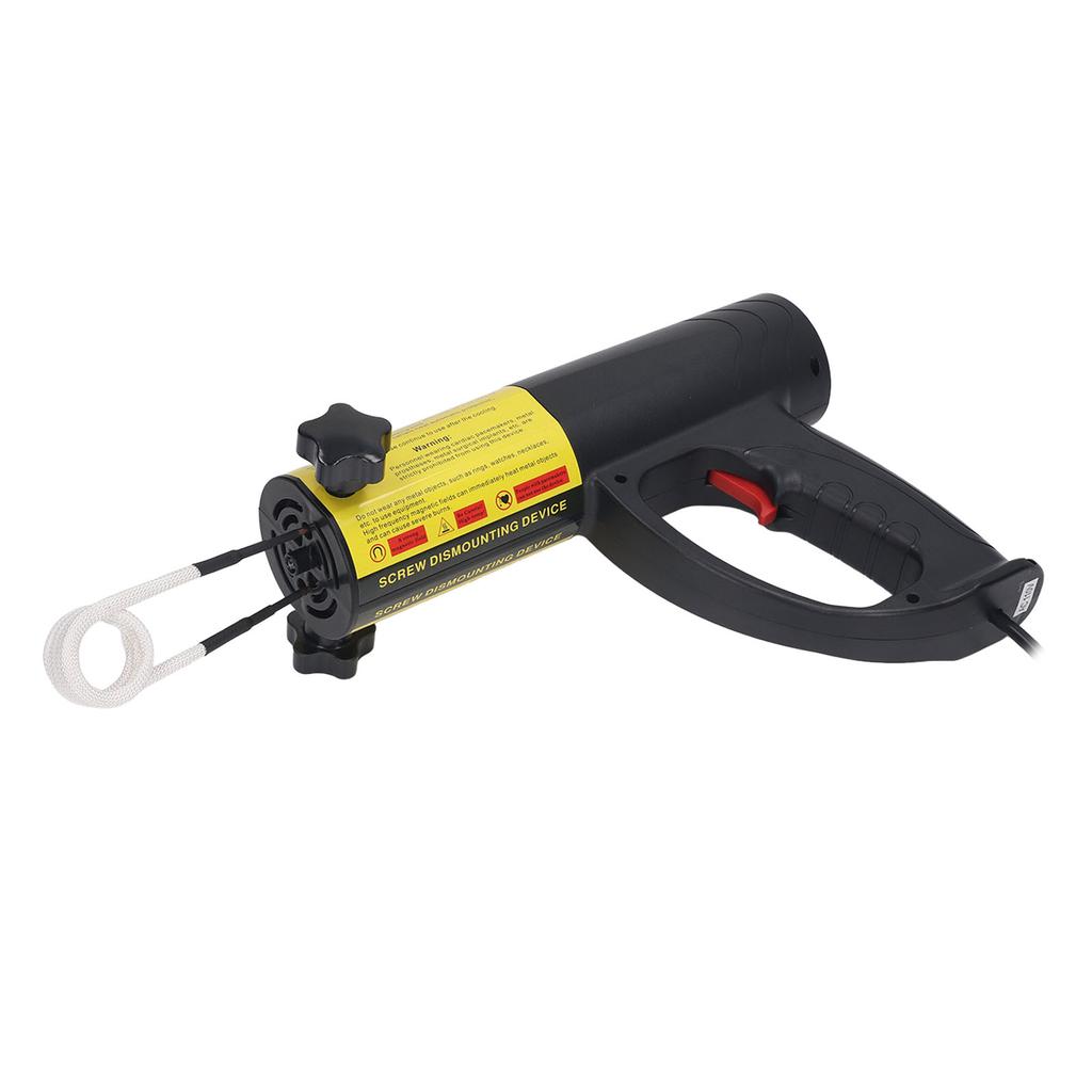 Induction Heating Machine Portable Handheld LED Electromagnetic Induction Heater Bolt Heater Remover with 4 Coil EU