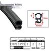 Customizable EPDM U-Shaped Rubber Sealing Strip for Electrical Cabinets and Car Doors