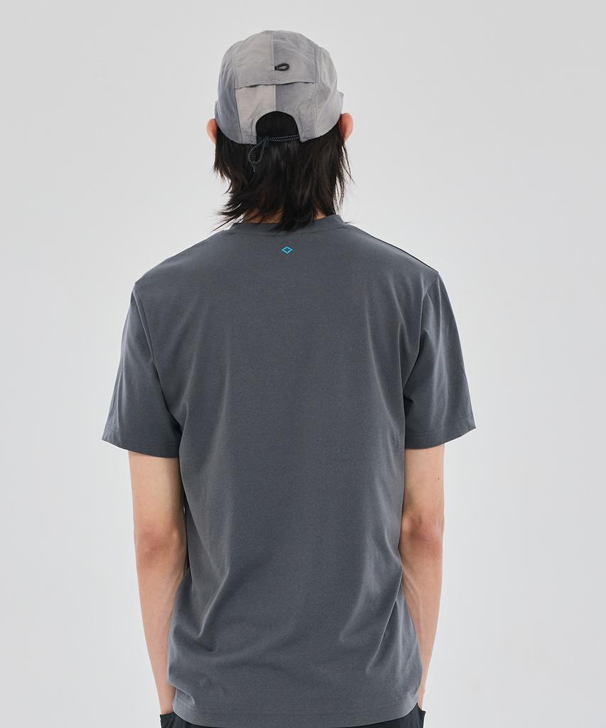 Hellinogseuweeo Hummingbird Graphic T-Shirt_Dark Gray