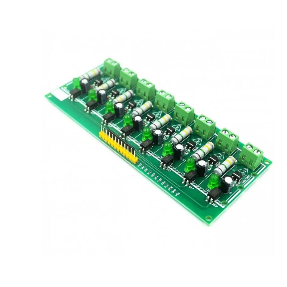 AC 220V 1/3/8 Channel MCU TTL Level 8 Ch Optocoupler Isolation Test Board Isolated Detection Tester PLC Processors Module