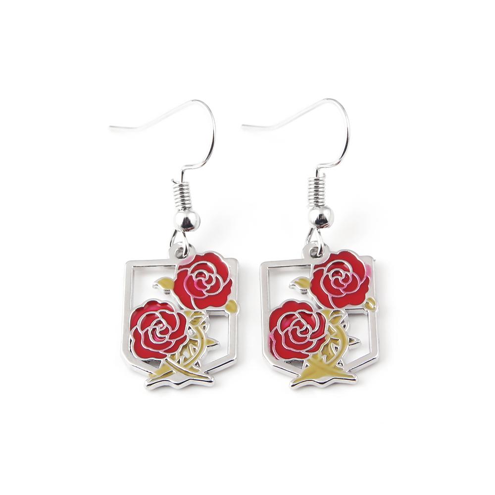 Anime Attack on Titan Halskette Shingeki No Kyojin Wings of Freedom Survey Sword Punk Halskette für Frauen Männer Cosplay Schmuck Geschenk