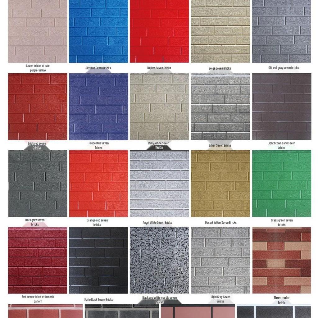 High-Temperature Resistant Polyurethane Sandwich Panel for Exterior Wall Insulation and Decoration