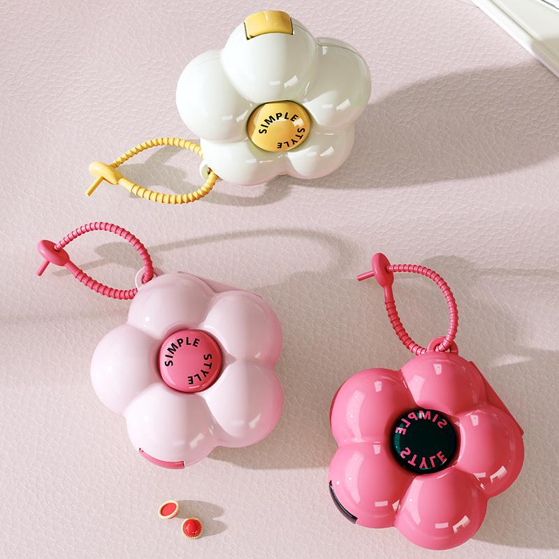 2025 Dopamine Jewelry and Pill Storage Necklace: Portable Box for Earrings and Travel