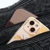 Large Capacity Denim Bag Women's Shoulder Bag Multi-Compartment Crossbody Bag