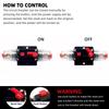 Car Circuit Breaker Fuse Reset 20A 30A 40A 50A 60A 80A 100A 150A Manual Reset Fuse Car Boat Waterproof Marine Circuit Breaker