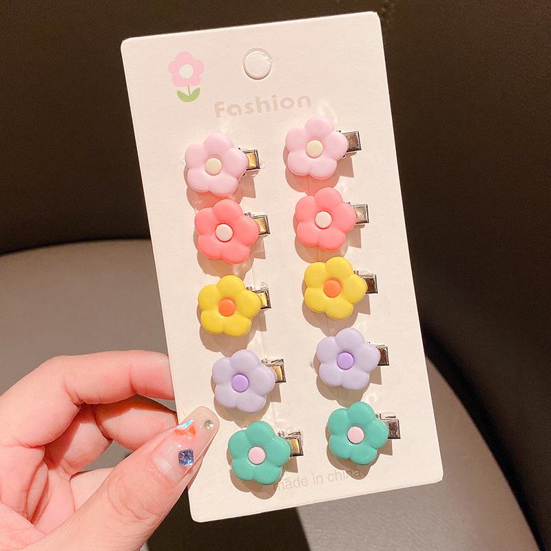 Infant Cartoon Hair Clips for Girls - Cute, Small Hairpins