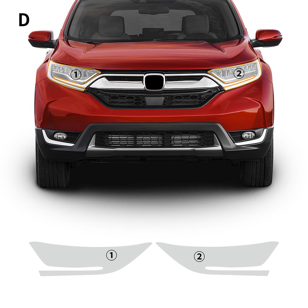 For Honda CRV CR-V 2017- Headlight Rearview TPU Protection Film Pre-cut PPF Clear Bra Anti-Scratch Resistant Repairable Kit