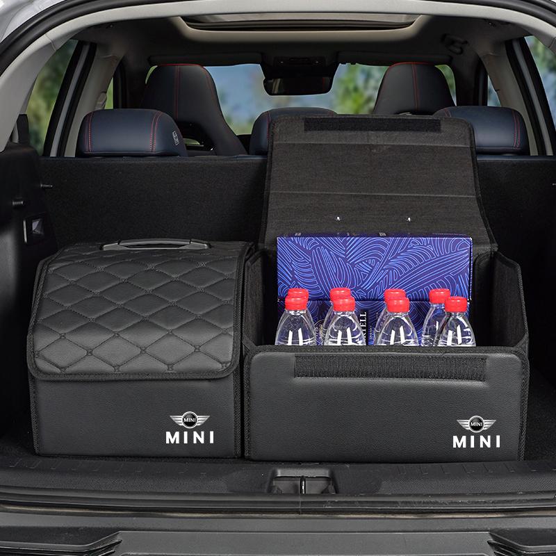 Car Trunk Organizer Box Foldable Storage Tidying Bag Accessories For BMW Mini Works Cooper F54 F55 F56 F57 F60 R50 R52 R53 R55