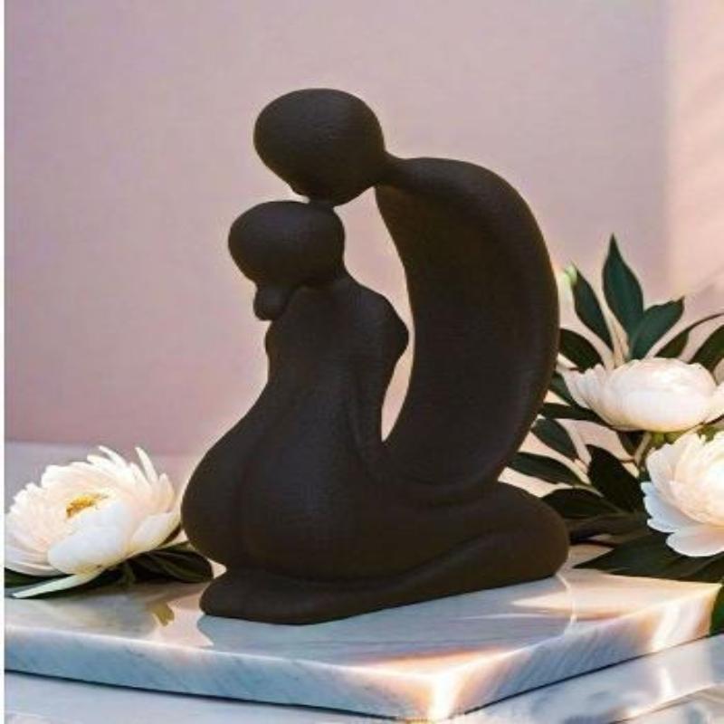 1Pc Nordic Modern Art Ins Style 3 Colors Kiss Couple Resin Crafts Decoration Ornaments Home Bedroom
