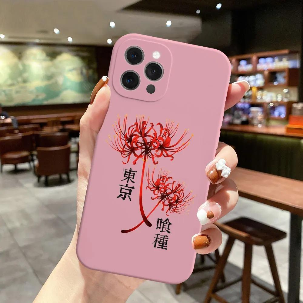 Anime Tokyo Ghoul Phone Case For iPhone 16 15 14 13 12 11 Pro Max XS XR X 7 8 Plus Mini SE Soft TPU Funda