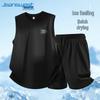 Jeanswest Men's Quick-Dry Sport Vest & Shorts Set