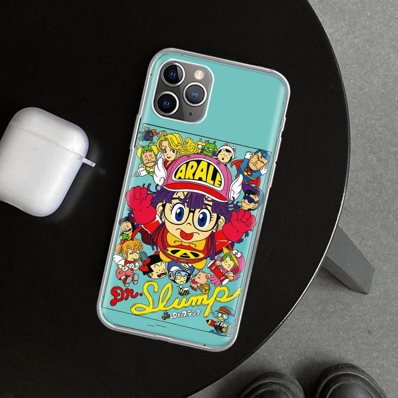Arale Dr Slump Phone Case Cover for iPhone 11 12 13 Mini 14 15 Plus 16 Pro Max 17 Air 7 8 + SE Art Customized Fundas 11 12 13 Mi