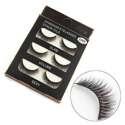 1 Box Luxury 3D False Lashes  Strip Eyelashes Long Natural Party