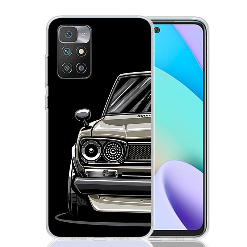 JDM Tokyo Drift Sports Car Male Men Case Phone Cover for Xiaomi Redmi 12 12C 10 10C 10A 9 9C 9A 9T 8 8A 7 7A 6 Pro 6A S2 K20 K30