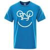 Bicycle Reverse Letter Funny Printing Men Women T Shirts Fashion Comfortable Top Regular Sleeve Short Sleeve Large Size Tshirts