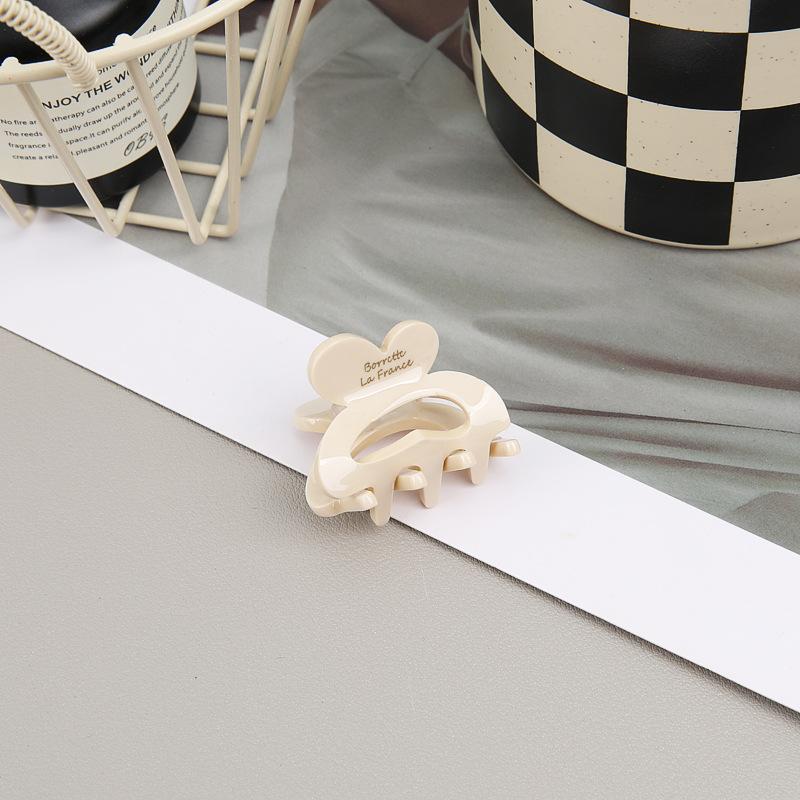 New Small Heart Hair Claw Clamp Acetate Hair Crabs for Girls Cute Heart Shaped Hair Clips Women Hair Accessories Hairpins Clips