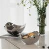 INS Salad Fruit Plate 304 Stainless Steel Table Plate Petals Serving Bowl  Kitchen Counter