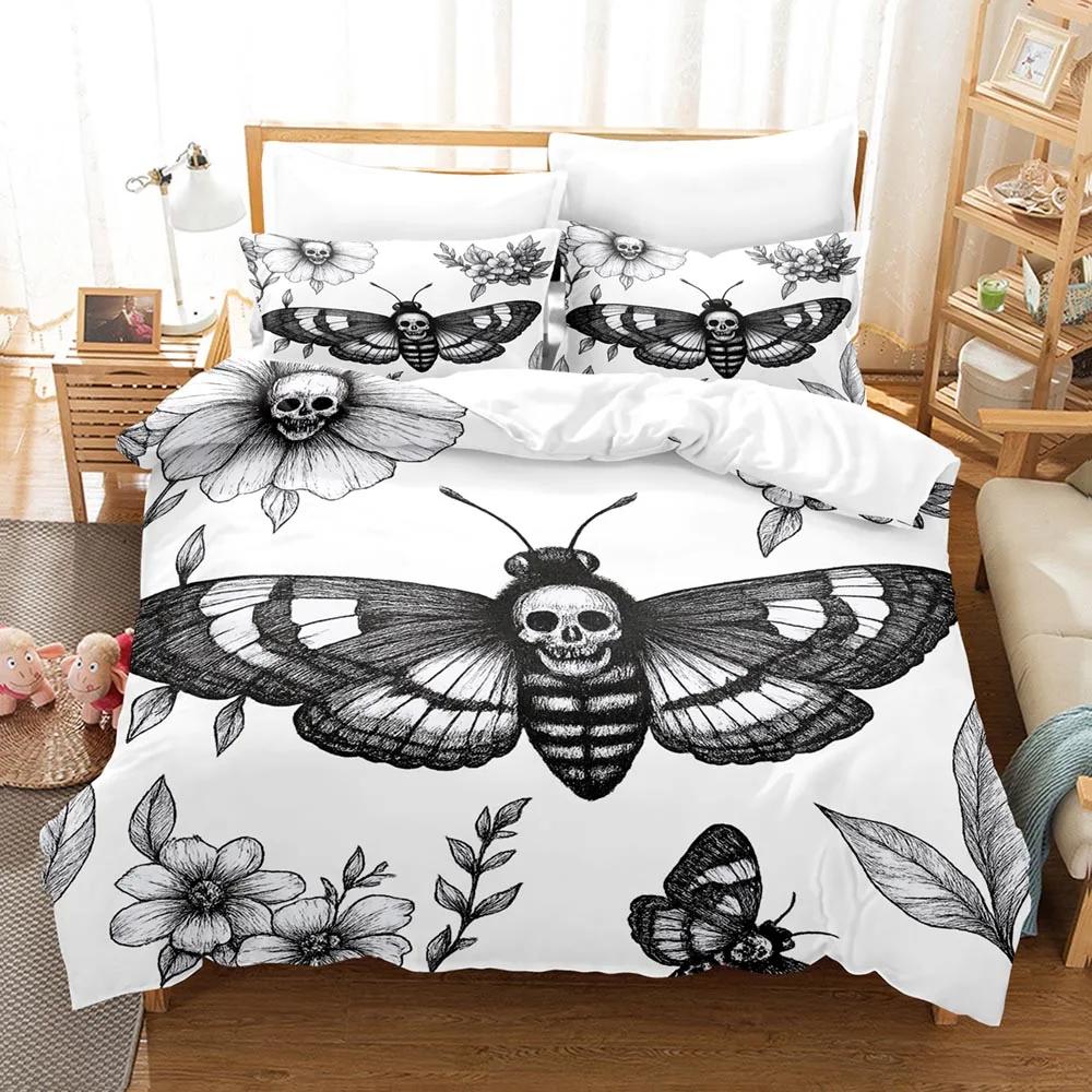 

Happy Halloween 3D Ghost Print Bedding Set - 2/3 Piece Duvet Cover No Filler US Twin(172x218cm)