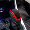 Red&Black Gear Shift Knob Cover Trim 1Pcs For Toyota RAV4 -2024