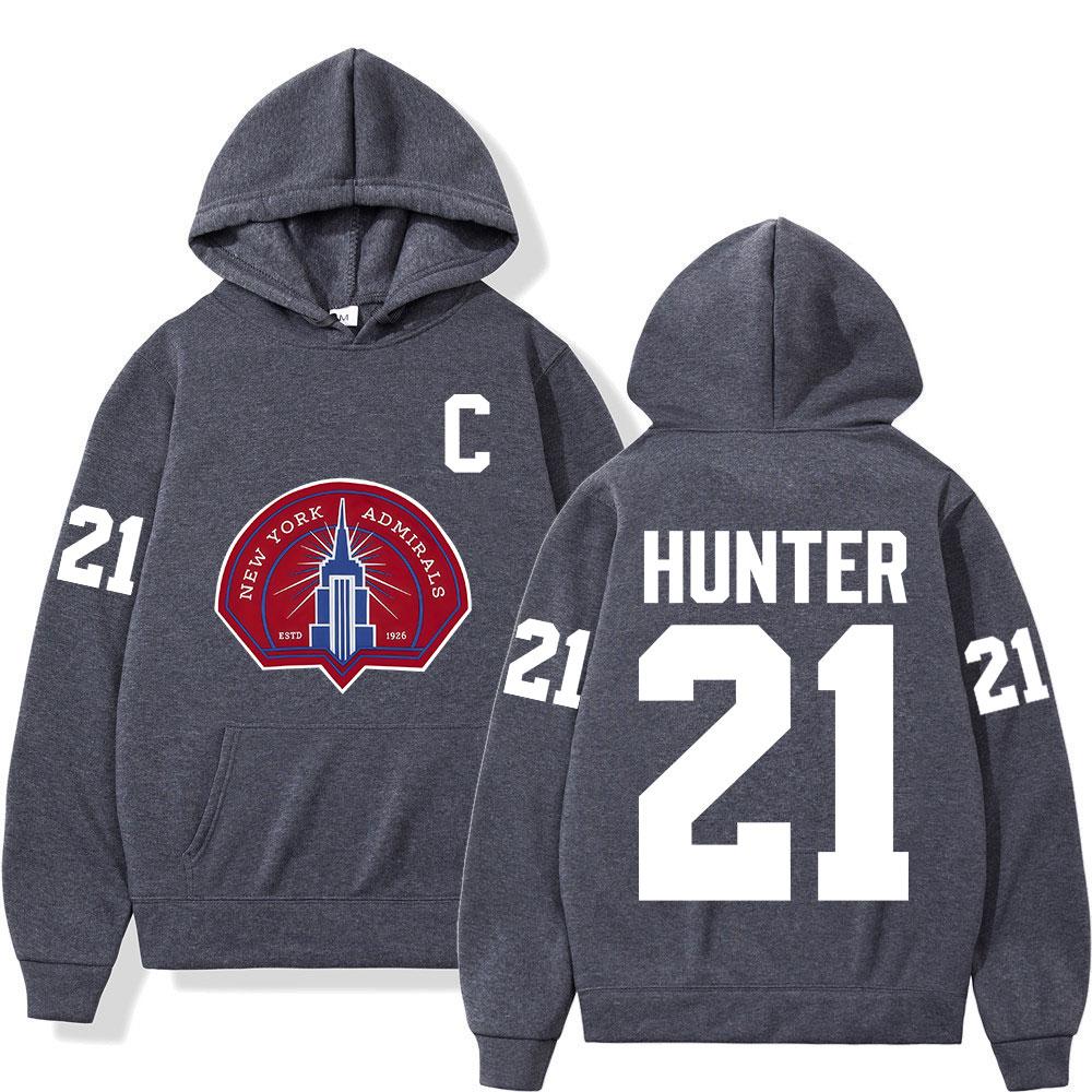 Heated Rivalry Scott Hunter 21 New York Admirals Hoodies Men's Women Hip Hop Fashion Sweatshirts Casual Long Sleeves Pullovers