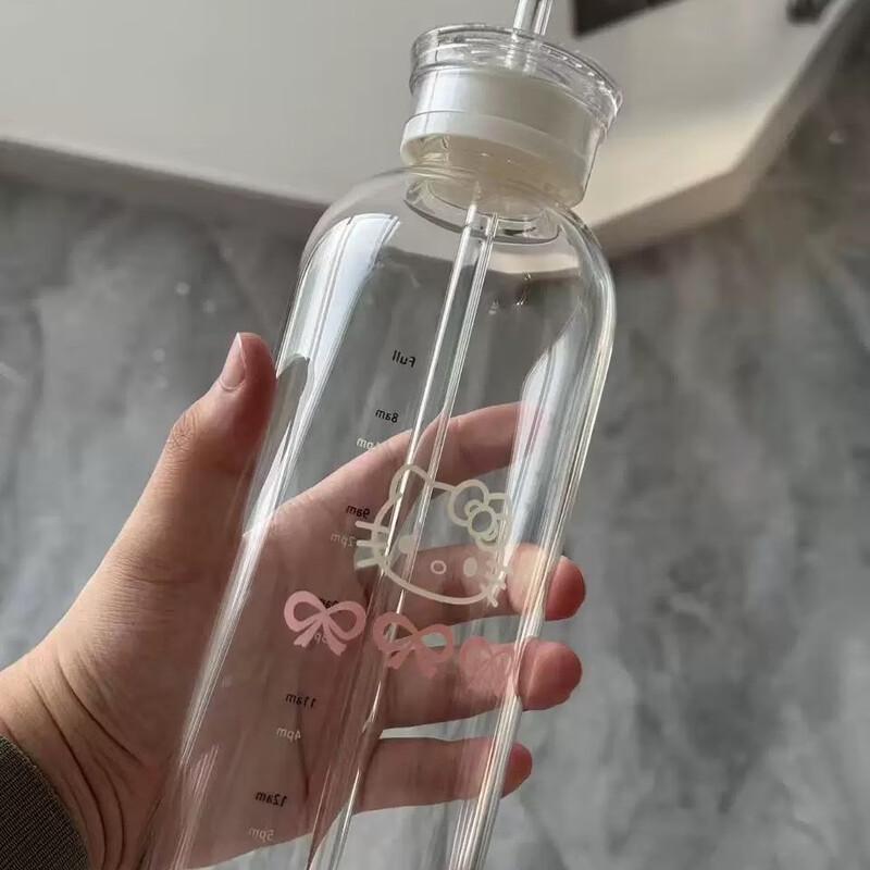 Shangqi Cute Animal Heat-Resistant Glass Water Bottle