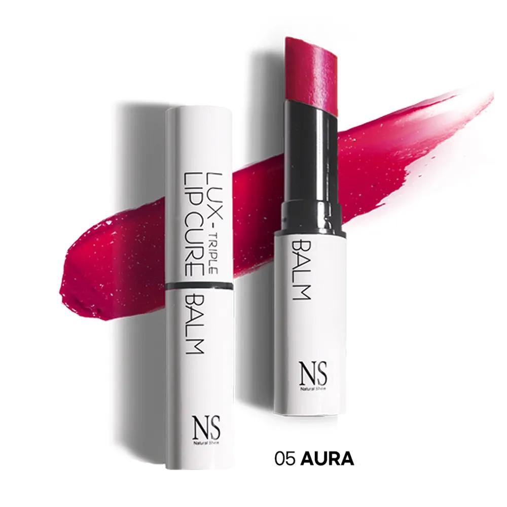Natural Shine Lux-Triple Lip Cure Balm 5g #Glossy Aura
