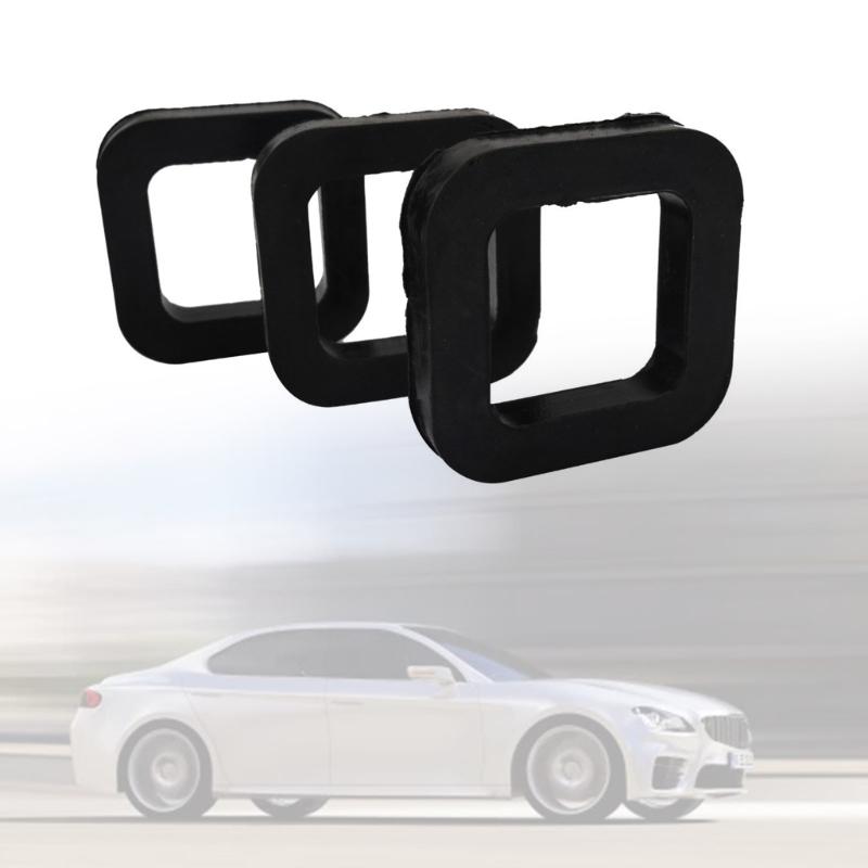 3Pcs/6Pcs Rubber Cushion Hitch Receiver Pad Reduce Rattle Eliminate Noise for 2In Mounts Provide Cushion