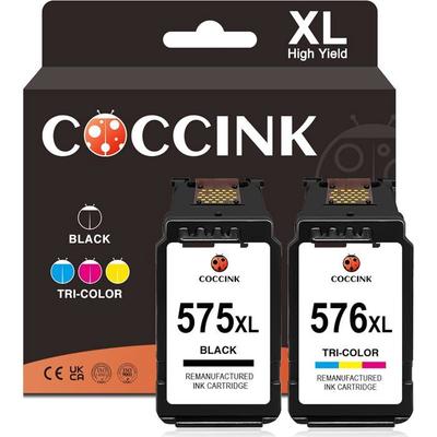 Pg-575Xl Cl-576Xl Ink Cartridges Replacement For Canon Cartridge 575 576 Xl Pixma Ts3550I Ts3550 Ts3551I Ts3551 Tr4750I[J188]