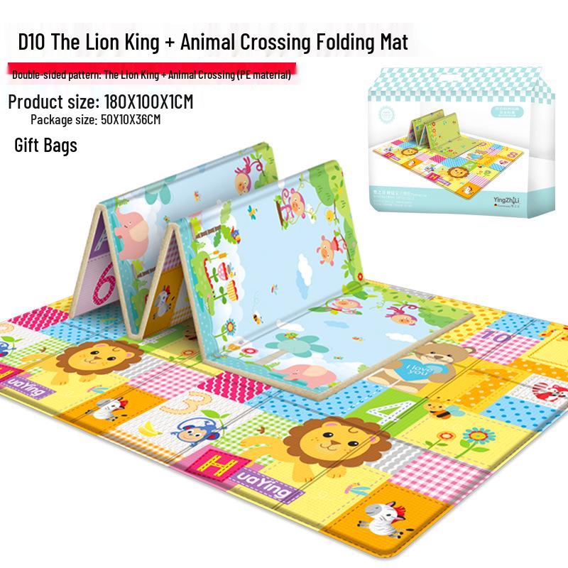 Huaying Foldable Double-Sided Kids' Non-Slip Waterproof Crawling Mat with Free Shipping