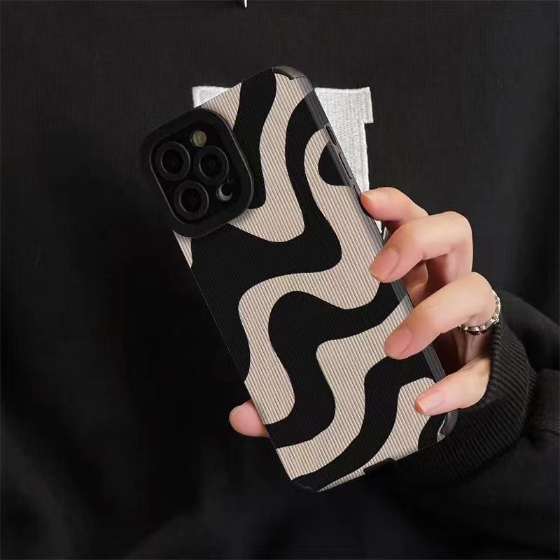 Zebra Stripe Soft Phone Case for iPhone 6/XR/XS/11/12/13/14 Pro Max