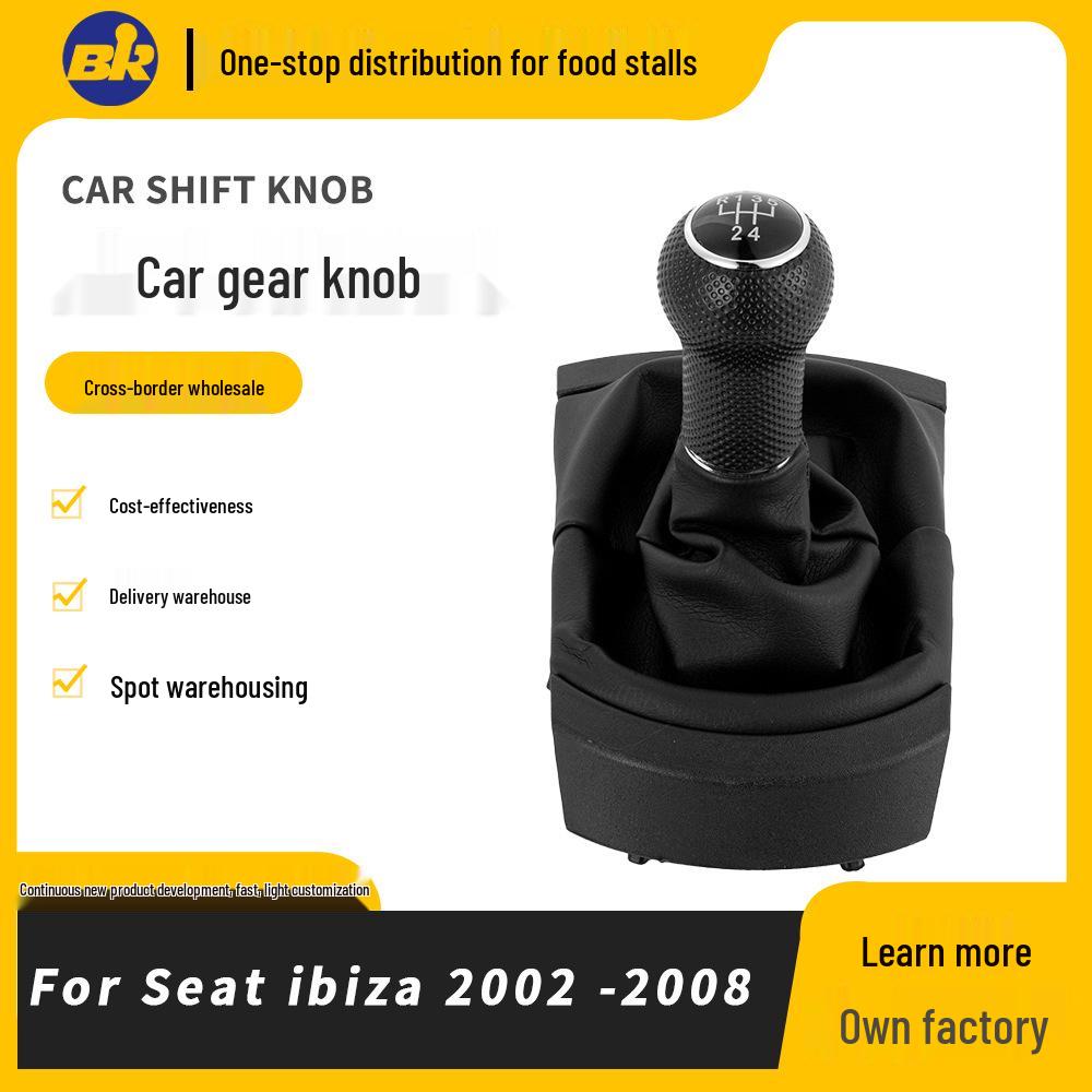 

Compatible with Volkswagen Seat 5 6-Speed Manual Gear Shift Knob Lever Accessory 6-Speed