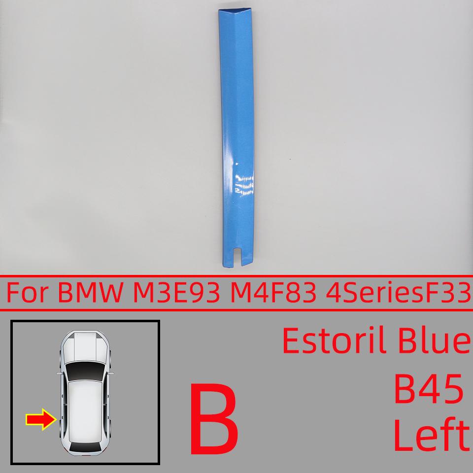 For BMW E93/M3 07-13 F83/M4 14-19 4Series F33 Convertible Roof Trim Cover Trim Strip Accessory Painted Auto Parts